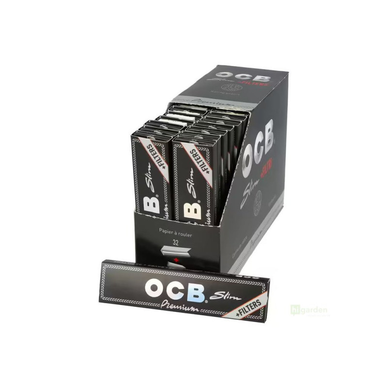 OCB papírky s filtry Premium Slim, BOX 32ks