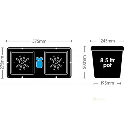 AutoPot Easy2grow 48 květináčů vč. 400L Flexitank