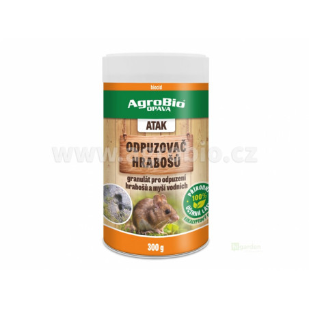AgroBio ATAK Odpuzovač hrabošů 300g