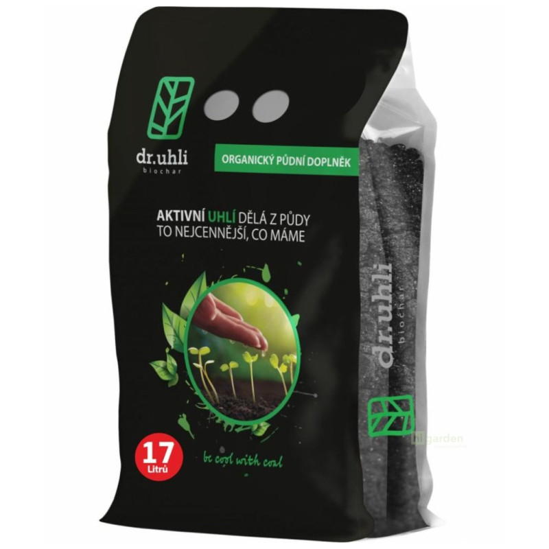 Biochar aktivní uhlí do půdy, prášek