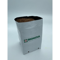 BioNova Open Top Coco Bag 6 L - lisovaný kokos včetně květináču