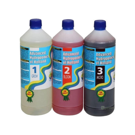Advanced Hydroponics Dutch Formula TriPack 3x1 l, sada hnojiv