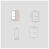 Homebox Vista Medium, 125x65x120cm