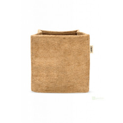 UGro Jute Square Reinforced - Textilní jutový květináč hranatý
