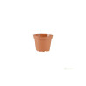 Květináč kulatý, průměr 12cm, výška 9cm, objem 0,7L - měkký plast
