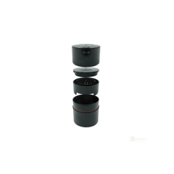 TightVac CannaVac G1 120 ml, vzduchotěsná dóza se zámkem a drtičkou