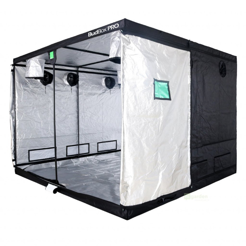 BudBox PRO Titan III-HL 300x300x220cm - stříbrný