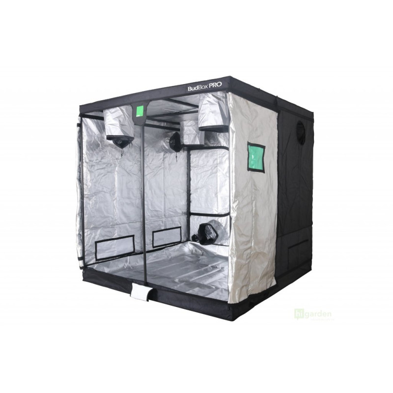BudBox PRO Titan I 200x200x200cm - stříbrný