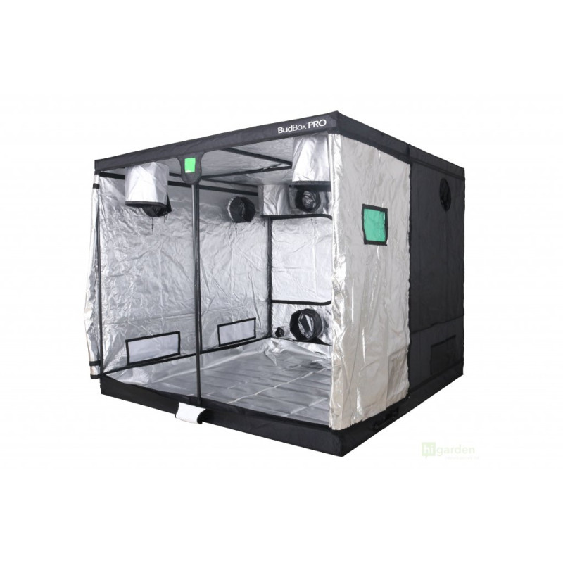 BudBox PRO Titan+ 240x240x200cm - stříbrný