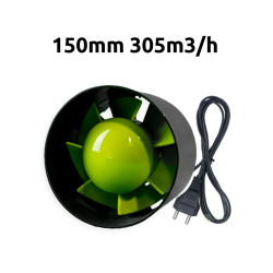 Garden Highpro VKO 150, axiální ventilátor 305 m3/h s kabelem