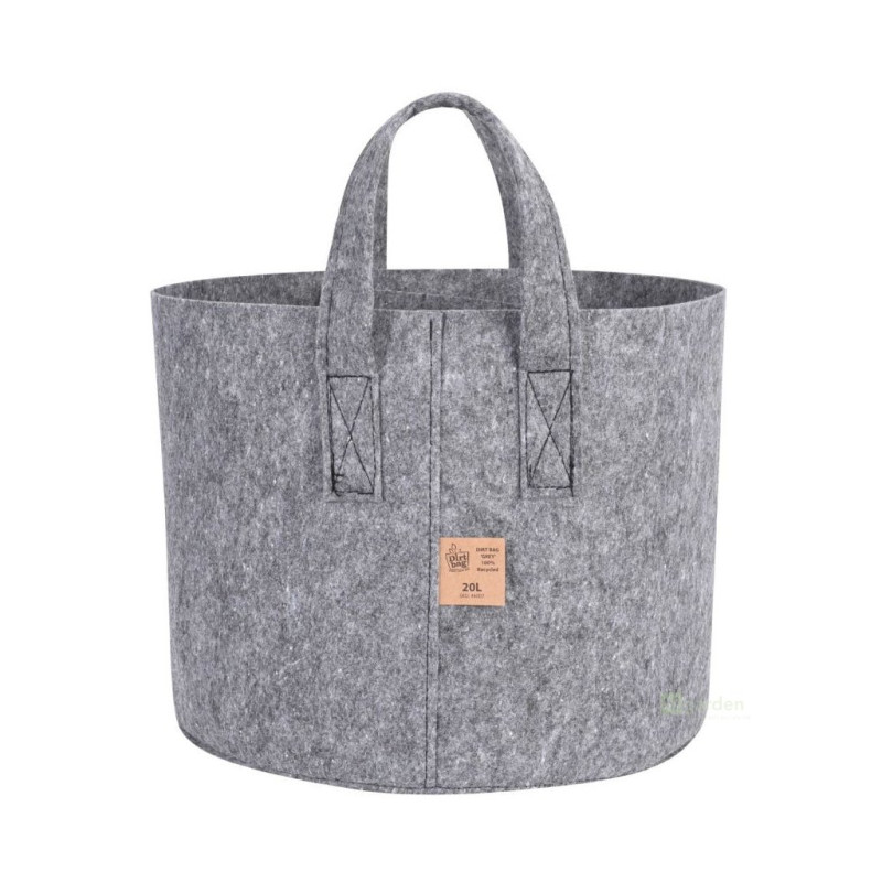 Dirt Bag Grey textilní květináč, 20l