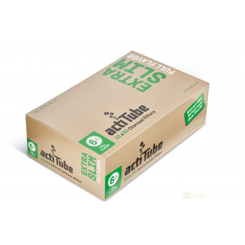 Uhlíkové filtry ActiTube EXTRA SLIM - box 10x50ks