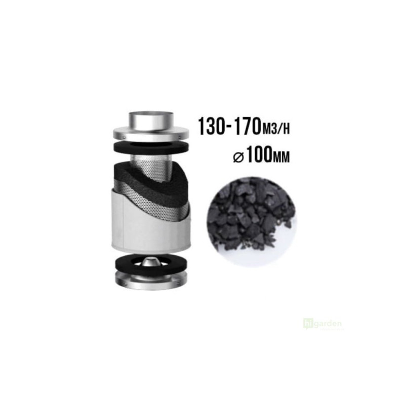 PRO-ECO VF uhlíkový filtr 130-170 m3/h - 100 mm