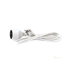 Prodlužovací kabel – spojka, 3m, bílý