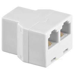 Goobay ISDN adaptér [1x RJ12 zásuvka - 2x RJ12 zásuvka]