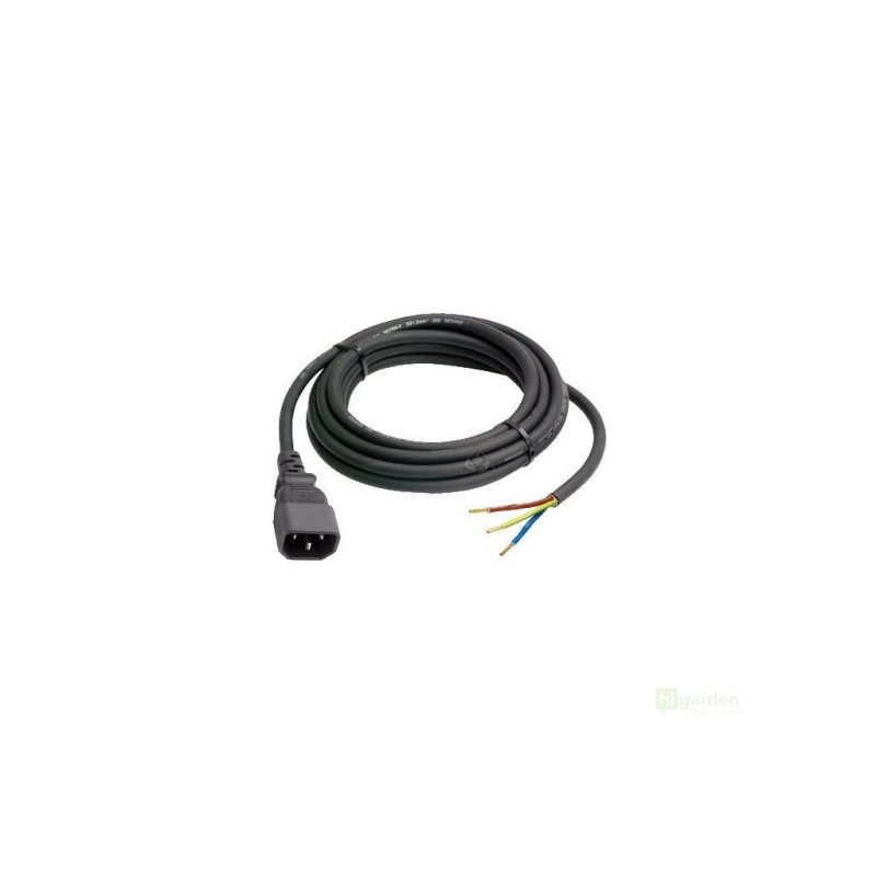 Kabel ke stínidlu, délka 2m s IEC konektorem (samec)