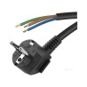 Flexo kabel 3x1,5 mm, délka 2m s EURO koncovkou, černý