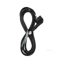 Flexo kabel 3x1,5 mm, délka 2m s EURO koncovkou, černý