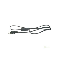Flexo šňůra 2 x 0.75 mm s vypínačem, délka 3 m