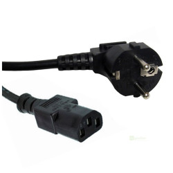 Kabel napájecí s EU zásuvkou 2 m - IEC samice