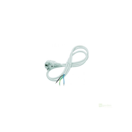 Flexo kabel 3x1,5 mm, délka 2m s EURO koncovkou, bílý