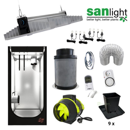 LED Set SANlight EVO 3-80 200W - 80x80x180cm