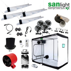 LED Set Sanlight 4xEVO 6-150 400W - 150x300x200cm