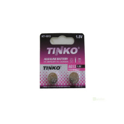Alkalická knoflíková baterie TINKO LR44, balení 2ks