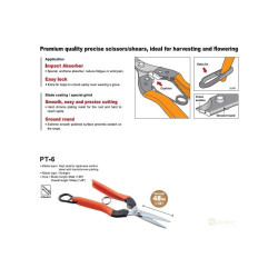 Saboten Harvest Shears 48 mm blades, rovné nůžky