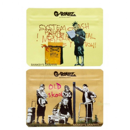 Zip sáček G-Rollz Banksy's Graffiti - 105x80 mm