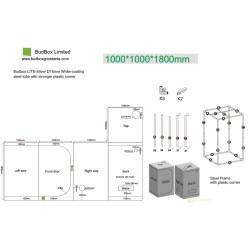 BudBox LITE 100x100x180cm