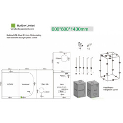 BudBox LITE 60x60x140cm