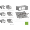 BudBox LITE 100x100x200cm