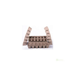 Jiffy hranatý sdružený 6x6x6 cm / pro 12 ks