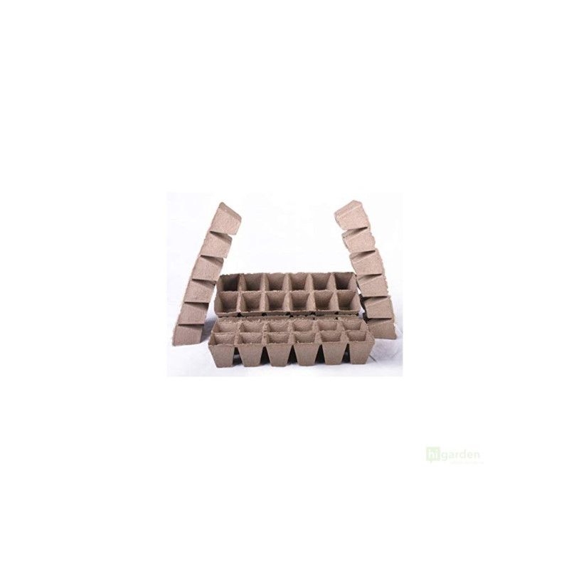 Jiffy hranatý sdružený 6x6x6 cm / pro 12 ks