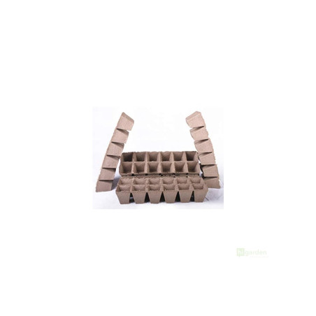 Jiffy hranatý sdružený 6x6x6 cm / pro 12 ks