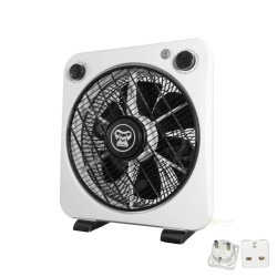 Gorilla Rotating Box Fan, třírychlostní podlahový ventilátor 31.5 cm