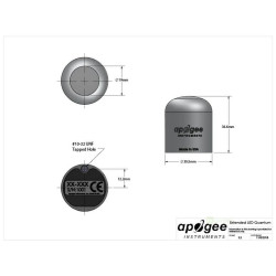 Apogee Instruments SQ-616 400-750 nm USB output ePAR Sensor