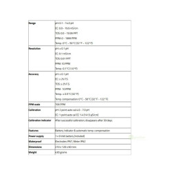 Aqua Master Tools H600 Pro (pH, EC, teplota)