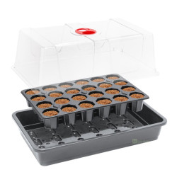 Root!t Dry Peat Free 24 Cell Propagator Kit, 37.5x23x18 cm
