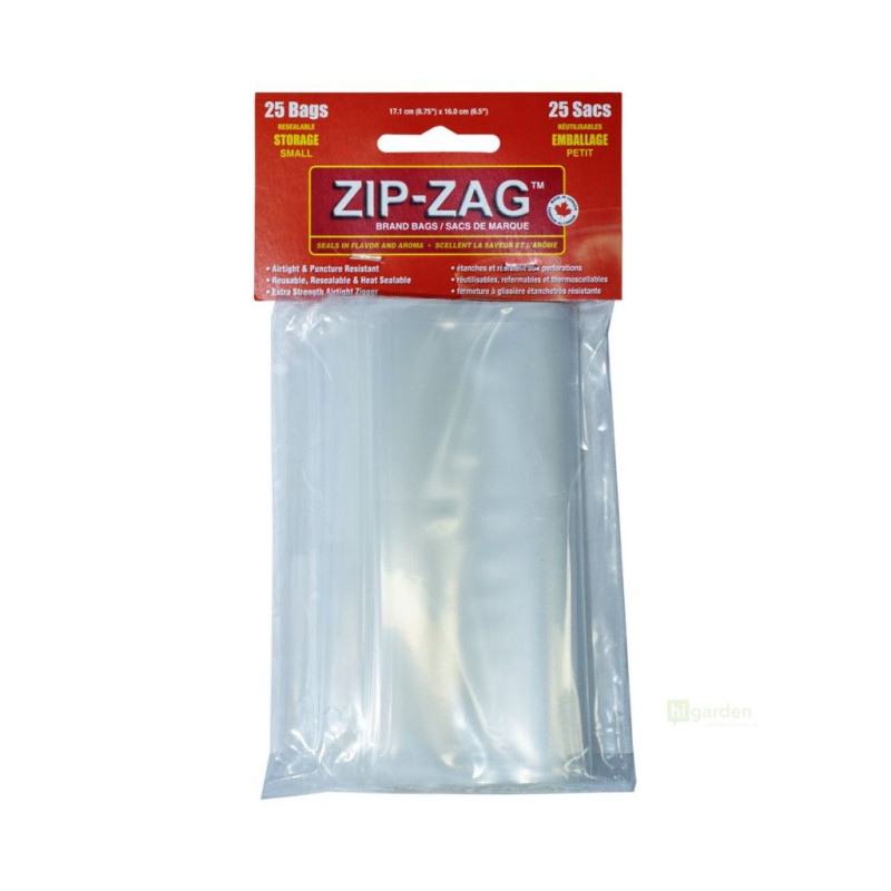 Zip-Zag sáček S 19x16cm 30 g, 25 ks
