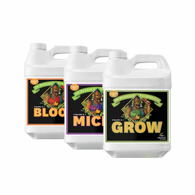 Advanced Nutrients pH Perfect Grow-Bloom-Micro 3x5 l, sada hnojiv