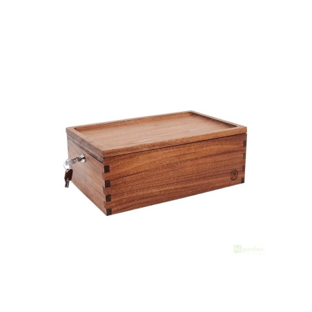 Dřevěná uzamykatelná skříňka Marley Natural Lock Stash Box