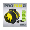 Garden High PRO - PROFAN TT 125 mm, 220-280 m3/h, 2 rychlosti
