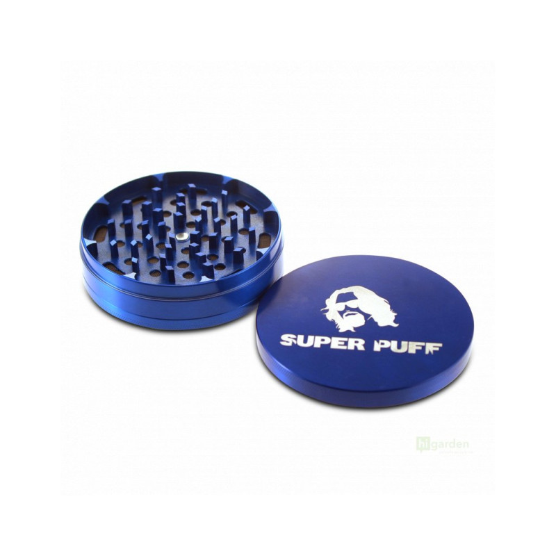 Super Puff Drtička hliníková velká modrá 100 mm