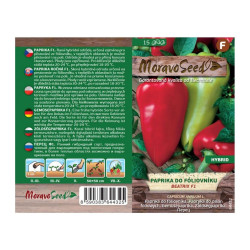 Semínka MoravoSeed Paprika zeleninová k rychlení BEATRIX F1 - hybrid, 15s