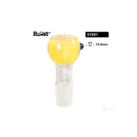 Náhradní skleněný kotlík Boost bez tyčky žlutý O:18.8 mm