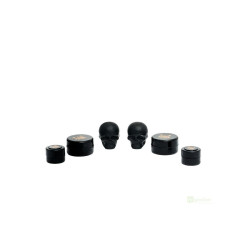 Qnubu Rosin Silikonové pouzdro California Black Edition, sada 6ks