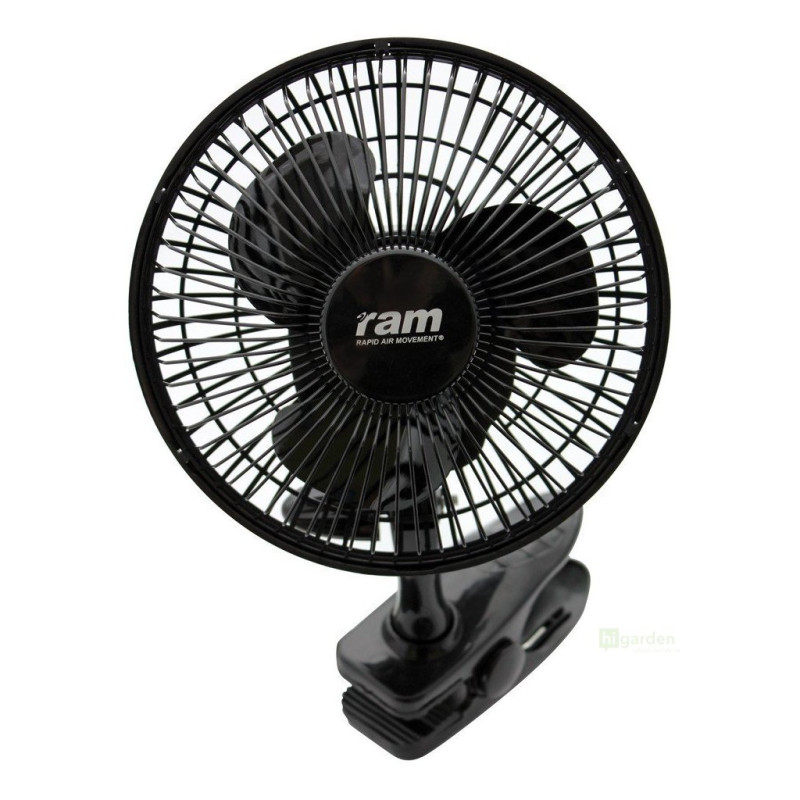 Ventilátor s klipsem RAM 15cm 15w 2 rychlosti