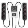 LUMii BLACK Contactor Timers - mechanické spínací hodiny (8 x 600W, 16A)